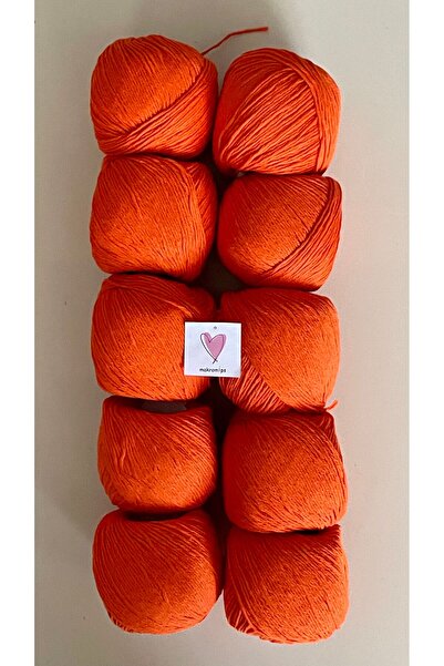 Makromİps Premium Amigurumi Punch Thread Baby Soft Cotton Knitted - 10 PCS (50grx10) Thread Hob