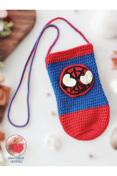 PERFECT Spiderman Knitted Water Bottle - Flask Cover Man Spider