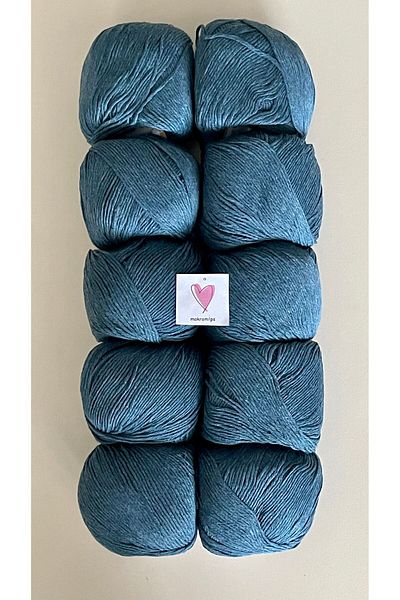 Makromİps Πολυτελές Amigurumi Punch Νήμα Baby Soft Cotton Πλέξιμο - 10 ΤΕΜ (50grx10) Νήμα Hobby