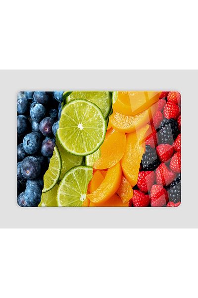 DreamHomes Fruits 25*35 Glass Cutting Board