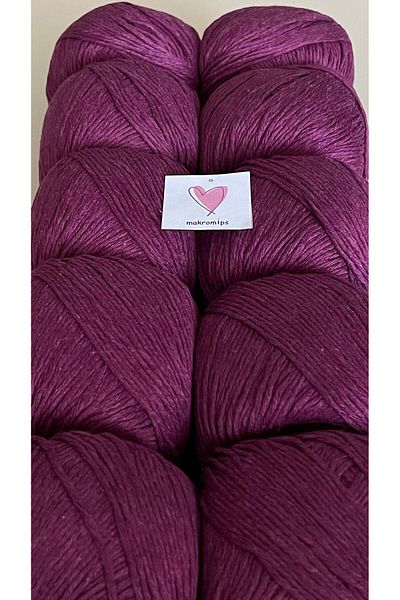 Makromİps Πολυτελές Amigurumi Punch Νήμα Baby Soft Cotton Πλέξιμο - 10 ΤΕΜ (50grx10) Νήμα Hobby