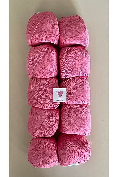Makromİps Πολυτελές Amigurumi Punch Νήμα Baby Soft Cotton Πλέξιμο - 10 ΤΕΜ (50grx10) Νήμα Hobby