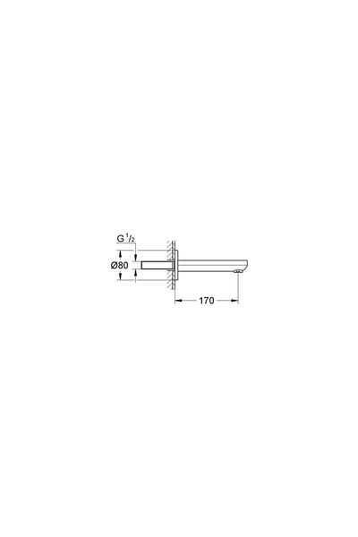 Grohe Eurocosmo Spout -13261000