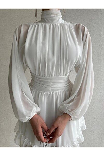 Afiş Butik Šifonové minišaty - stojáček