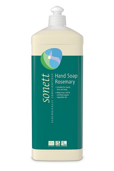 Sonett Organic Liquid Hand Soap - Rosemary Extract - 1 L