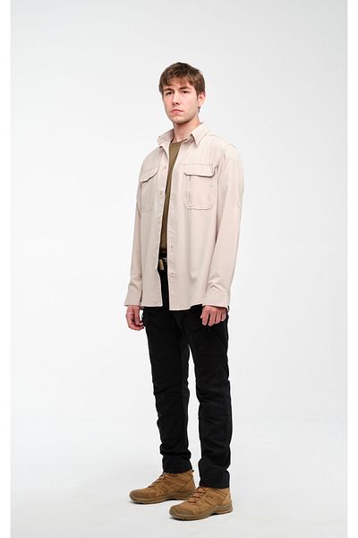 North Mountain Durable Sand Beige – Lightweight and Functional Tactical Shirt