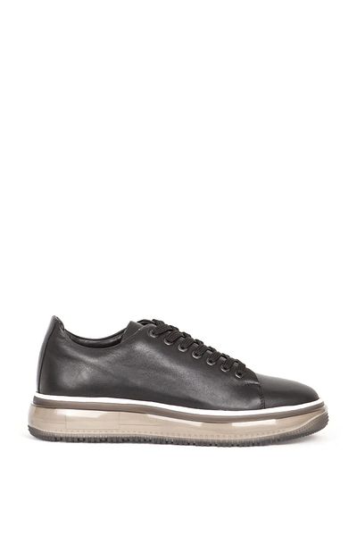 MARCOMEN 19373 Ανδρικά casual δερμάτινα παπούτσια - Διάφανη σόλα