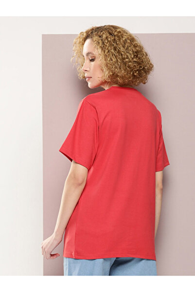 Dillinger By Styli Oversized Girl Graphic Combed Cotton T-Shirt