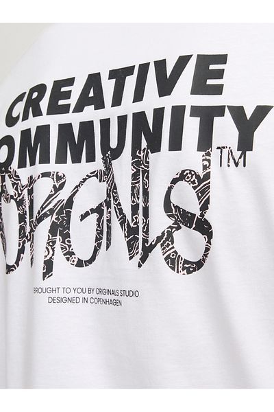 Jack & Jones Bushwick Backscript Crew Neck T-Shirt