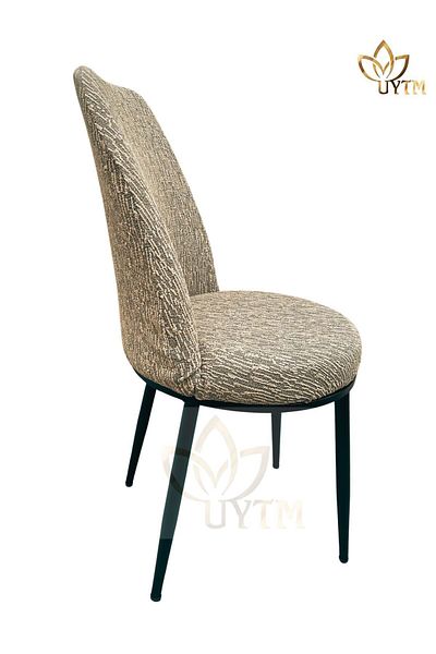 uytm Scaun retro flexibil lavabil - Dukuma Jacquard, husă ovală din nurcă (1 bucată)