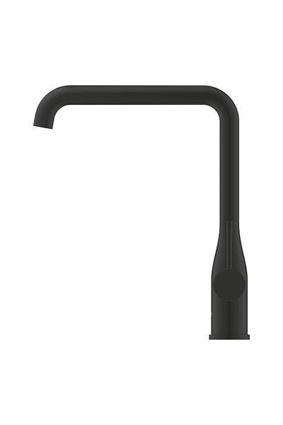 Grohe Baterie de bucatarie Grohe Essence 30505KF0, 3/8'', pipa inalta pivotanta, cartus ceramic, Negru
