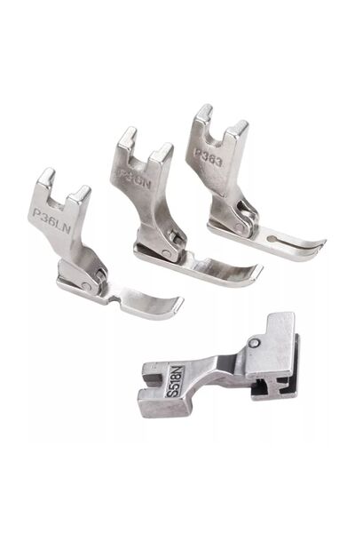 Singer Safety Sanayi Düz Makina Fermuar Ayak Seti 4 Adet Bir Arada Takım Olarak Gönderilecektir