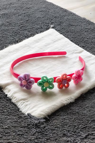 AYMETA Soft Colored Children's Crown with Daisy Figure