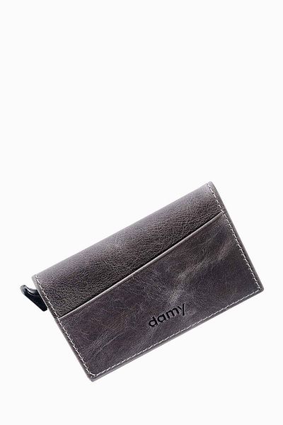 OKAVANGO Portofel mecanic din piele - Accesoriu suport card pentru bărbați și femei 611cr