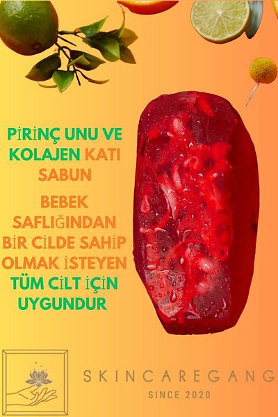 Skincaregang دقيق الأرز الطبيعي - مرطب الكولاجين والعناية بالبشرة لغسل الوجه (ZEYCAN)