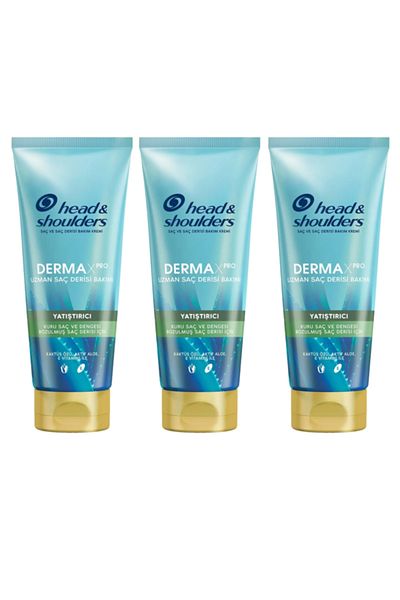 Head&Shoulders Derma X Pro Head And Shoulders Soothing Care Cream - 220 ml x3 PCS