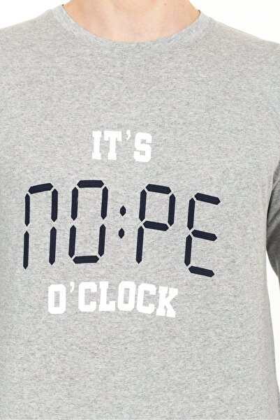 TAMPAP Men's Printed Pajama Set Long Sleeve Tampap Nope