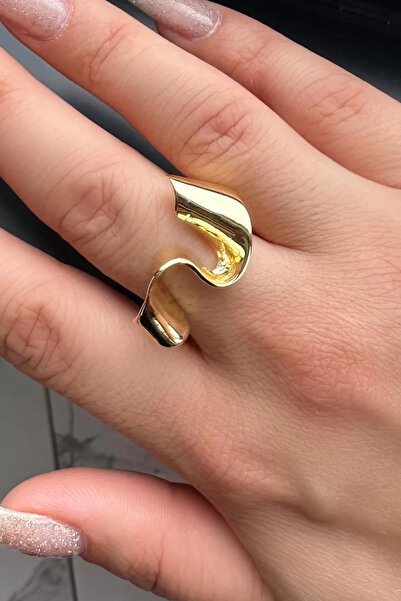 PSGT Ayarlanabilir Yüzük Minimalist Kadın Kavisli Yüzük