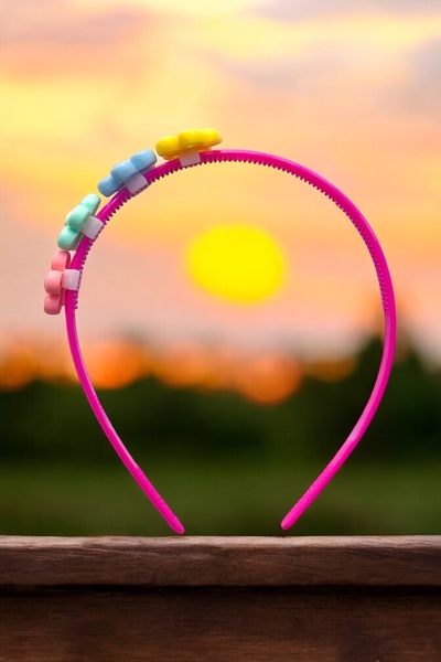 AYMETA Coroana pentru copii cu margarete colorate moale