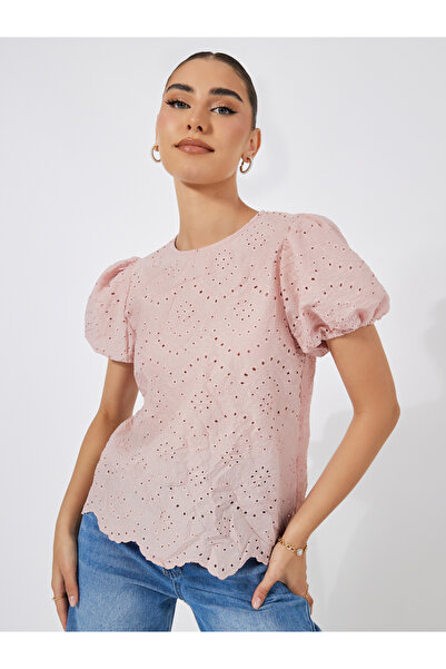 Styli بلوزة بأكمام منتفخة