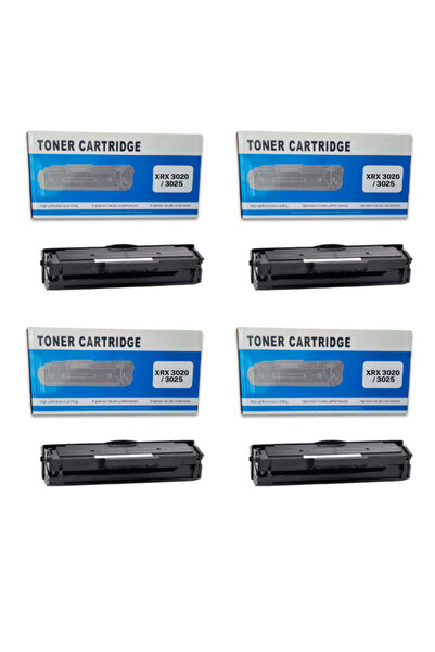 XRX 3020 / 3025 MUADİL TONER - Dörtlü Paket