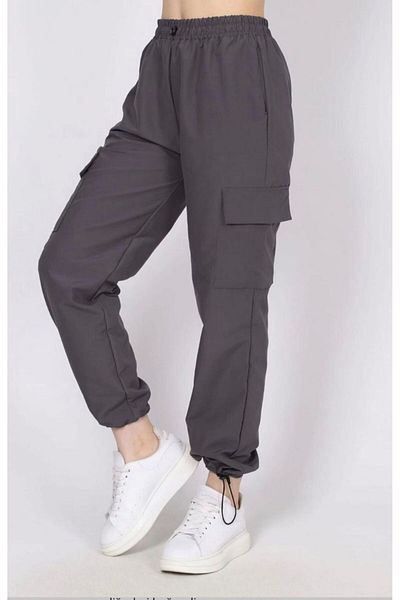 DENİKK Unisex Trend Parachute Fabric - Παντελόνι Cargo με απαλή υφή