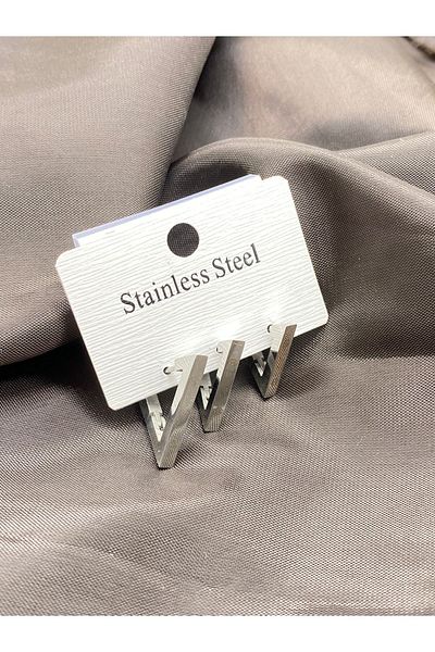 G Sport POLO Triangle Earrings Set of 3 - Steel and Silver