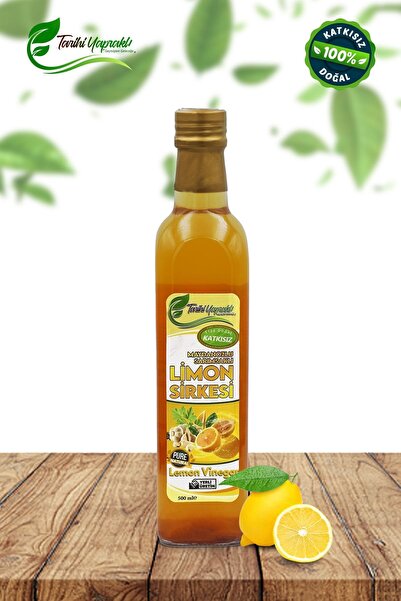 TARİHİ YAPRAKLI Maydanozlu Sarımsaklı Limon Sirkesi