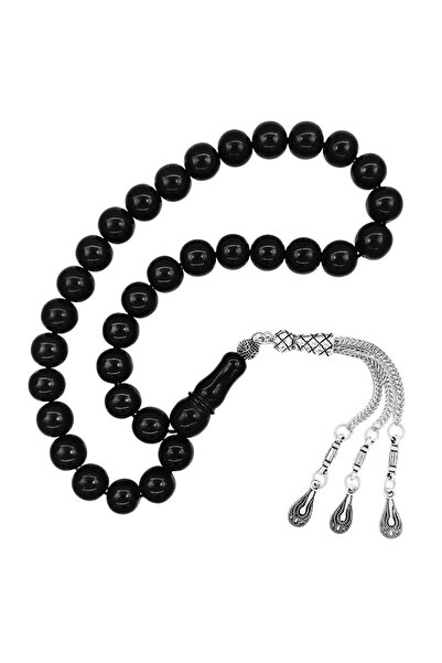 OltutaşıMarket مسبحة صلاة من حجر جورجيا Oltu مقاس 10 ملم