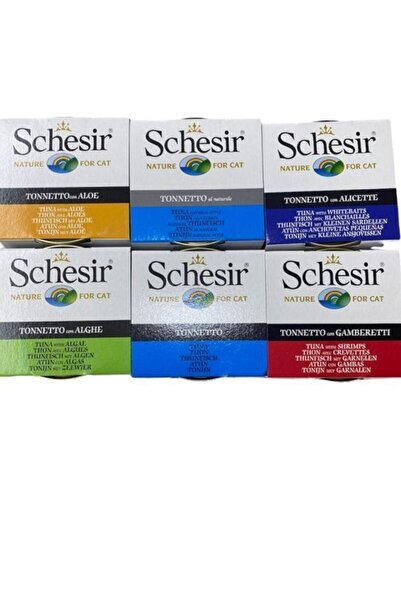 Schesir Multipack Kedi Yaş Maması 85 Grx6 Adet