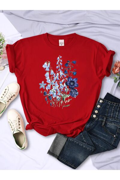 Mella&Co Fashion Short Sleeve Tee Top T-Shirt - Model 444