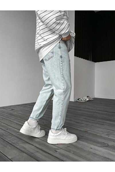 Z1MAN Ανοιχτό μπλε Boyfriend Jeans