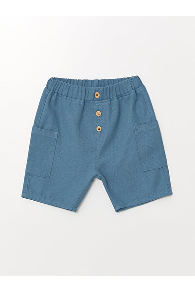 LC Waikiki Crew nyakú ing és rövidnadrág kisfiúnak - 2 részes alapkészlet