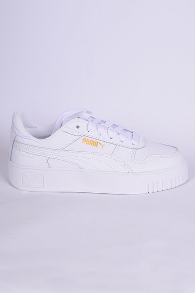 Puma 389390 -01 Carina Street Talpă Ortopedică din piele Pantofi sport albi de zi cu zi pentru femei