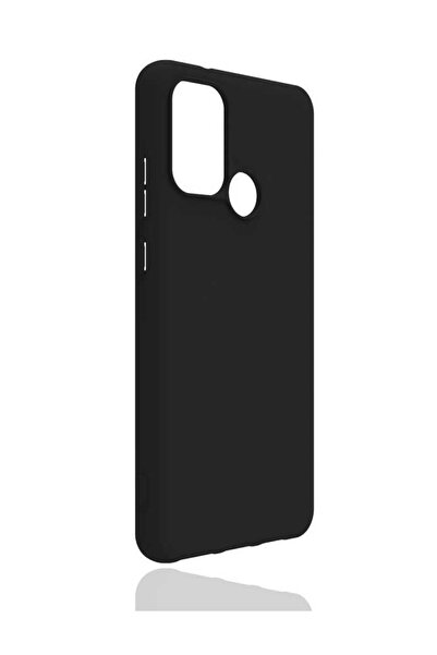 INFINIX Hot 10 Uyumlu Kılıf Kamera Korumalı Silikon Zore Biye Arka Kapak Siyah