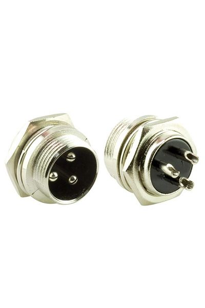 Karce Mayk Plug Male Chassis 3 Pin (4172) New!! !