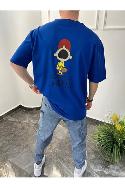 NOMARC Tricou albastru Aaugh