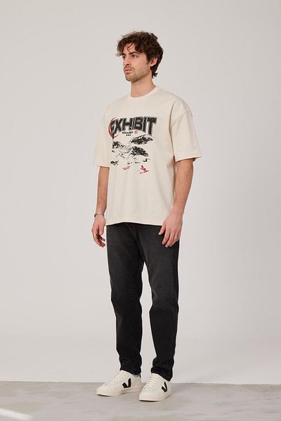 NOMARC Exhibit Printed Ecru T-shirt