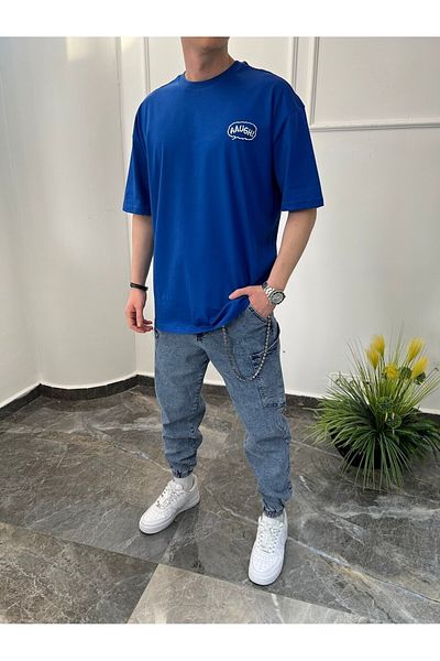 NOMARC Tricou albastru Aaugh
