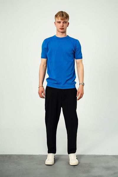 NOMARC Țesătură tricotaje albastre - Tricou de bază