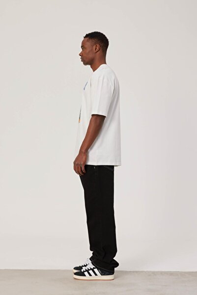 NOMARC Ανδρικό μπλουζάκι με στάμπα Becausenody σε λευκό χρώμα