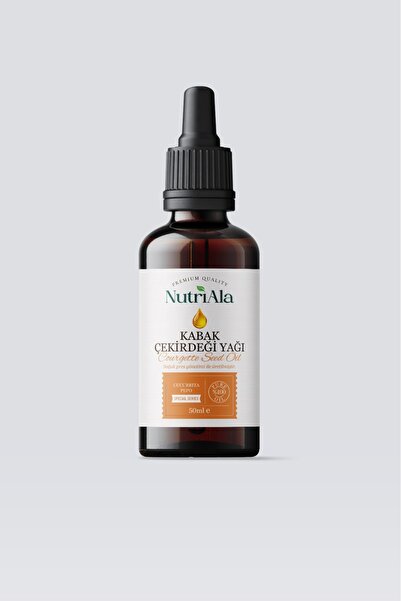 NutriAla %100 Saf Ve Doğal Kabak Çekirdeği Yağı 50 Ml (soğuk Sıkım)