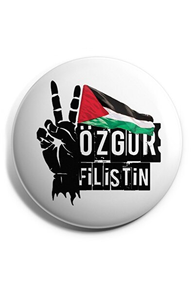 Hasbihal Özgür Filistin İğneli Çanta Rozeti.
