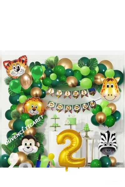 DÜVENCİ TİCARET Σετ μπαλονιών με αλουμινένια αλυσίδα πολυτελείας - με θέμα το...