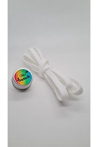 Take a Baacık White Shoelaces 110 Cm