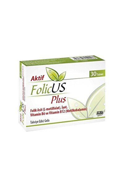 EDİS PHARMA Edis Pharma Folicus Plus Takviye Edici Gıda 30 Tablet