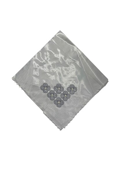 CENGİZ ÇEYİZ İgne Oyalı 95x95 Saten Bohça 861