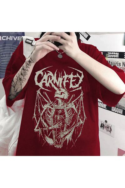 Favorim50ton Carnifex The Script Unisex Black T-shirt