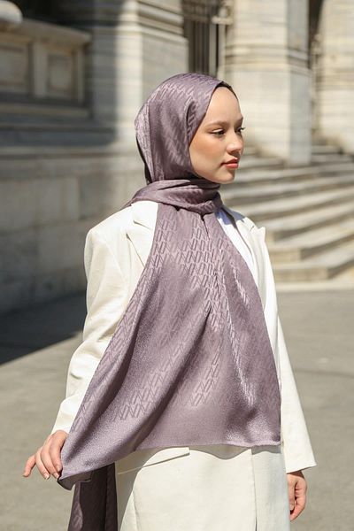 Hint İpek Jakav12-14 Model Jacquard Shawl