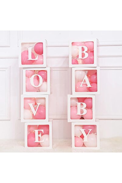 parti hediye sepeti Özel İsim Balon Kutusu Doğum Günü Partisi Süslemeleri Bab...